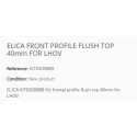 ELICA SICHTBARES FRONTALPROFIL FLÄCHENBÜNDIGER EINBAU 40mm FÜR LHOV