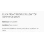 ELICA FRONT PROFILE FLUSH TOP 40mm FOR LHOV