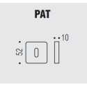 COLOMBO DESIGN CYLINDER ESCUTCHEON PATENT ONEQ MOOD COLLECTION
