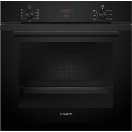 SIEMENS HB234ABB3 MULTIFUNCTION ELECTRIC OVEN BLACK WITH DEEP BLACK STAINLESS STEEL FINISH SIEMENS HB234ABB3 MULTIFUNCTION ELECTRIC OVEN BLACK WITH DEEP BLACK STAINLESS STEEL FINISH