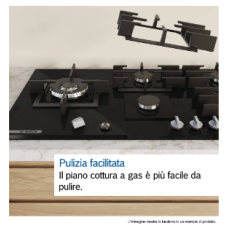 BOSCH GASKOCHFELD PPQ7A6I40 SCHWARZ GLAS 75 CM |FAB Appliances