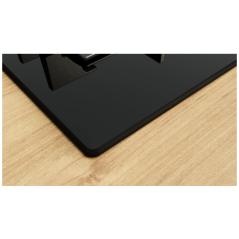 TABLE DE CUISSON À GAZ BOSCH PPQ7A6I40 VERRE NOIR 75 CM |FAB Applia...