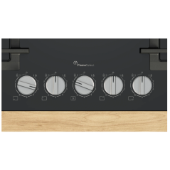 BOSCH GAS HOB PPQ7A6I40 BLACK GLASS 75 CM