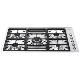 TABLE DE CUISSON SMEG PGF95-4 ACIER INOX 90 CM