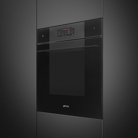 SMEG SO6106WAPB3 FOUR COMBINÈ À VAPEUR MICRO-ONDES ESTHÉTIQUE LINEA SO6106WAPB3 - WIFI