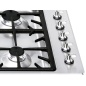 SMEG GAS HOB PGF95-4 STAINLESS STEEL BASE 90 CM