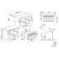 SMEG SO4106WAPB3 EINBAU DAMPF KOMPAKT-MIKROWELLEN BACKOFEN DESIGNLINIEN LINEA PURE BLACK - WIFI 45 CM