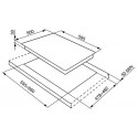 SMEG GAS HOB SR964XGH STAINLESS STEEL VICTORIA LINE 60 CM