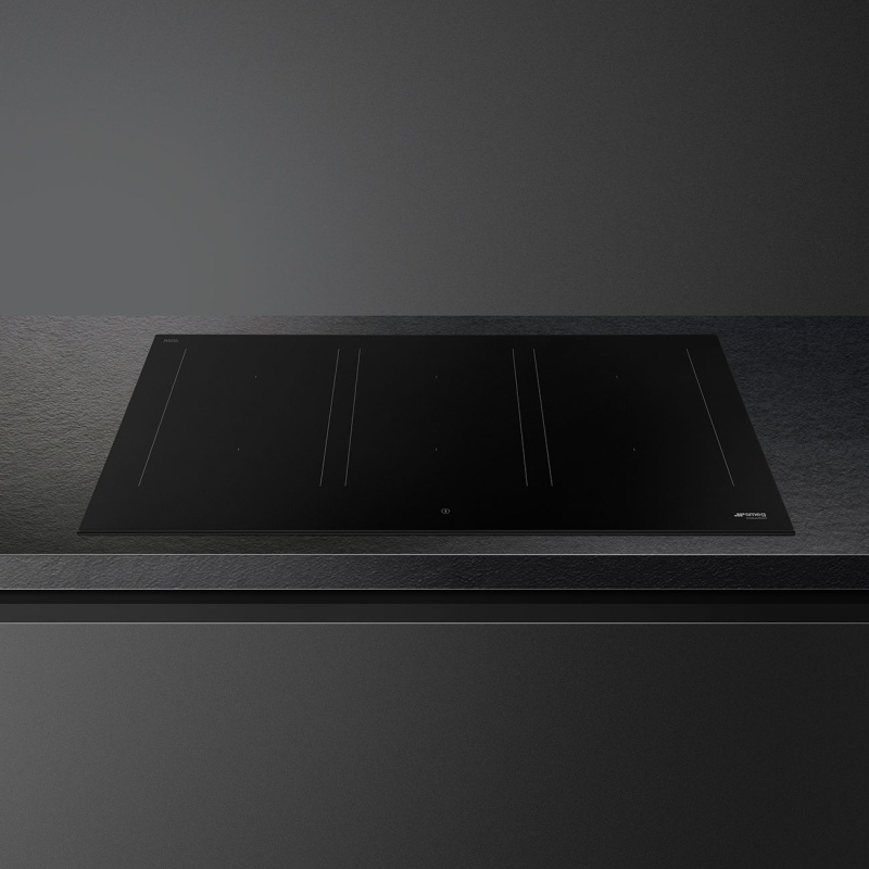 PIANO COTTURA INDUZIONE SMEG SIM3964N VETROCERAMICA NERO OPACO