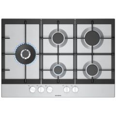 TABLE DE CUISSON À GAZ SIEMENS EC7A5SB90 ACIER INOX 75 CM |FAB Appl...