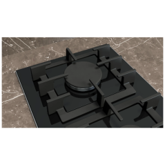 TABLE DE CUISSON DOMINO À GAZ SIEMENS ER3A6BD70 VITROCÉRAMIQUE NOIR...