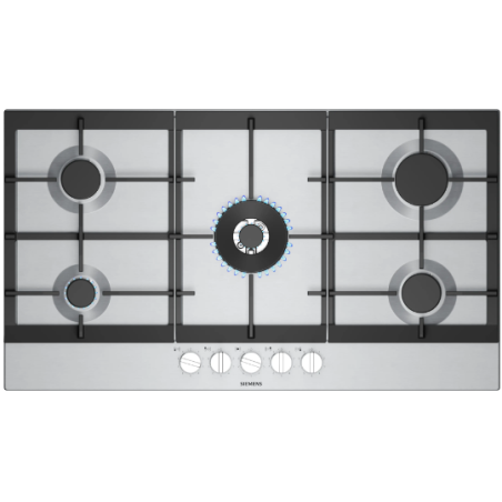 SIEMENS EC9A5RB90 TABLE DE CUISSON À GAZ ACIER INOX 90 CM |FAB Appl...