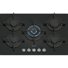 SIEMENS GAS HOB EP7A6QB20 BLACK GLASS 75 CM |FAB Appliances