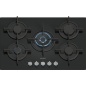 SIEMENS GAS HOB EP7A6QI10 BLACK GLASS 75 CM