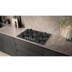 SIEMENS GAS HOB EP7A6QB20 BLACK GLASS 75 CM |FAB Appliances