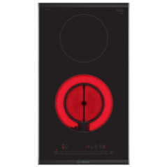 BOSCH PKE611FP2E ELECTRIC HOB 60 CM BLACK GLASS |FAB Appliances