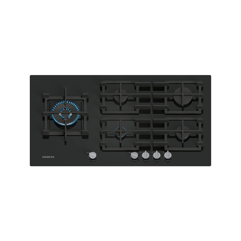 SIEMENS GASKOCHFELD EP9A6MI40 SCHWARZ GLAS 90 CM
