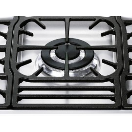 SMEG GAS HOB PGF95-4 STAINLESS STEEL BASE 90 CM