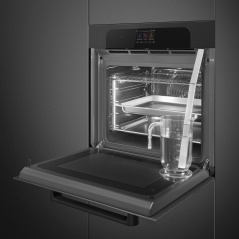 SMEG SO6104APG HORNO COMBINADO MICROONDAS ESTÉTICAS LINEA NEPTUNE G...