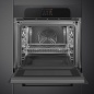 SMEG SO6204APB COMBI MICROWAVE OVEN AESTHETIC MUSA  BLACK ECLIPSE
