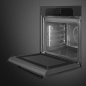 SMEG SO6204APB COMBI MICROWAVE OVEN AESTHETIC MUSA  BLACK ECLIPSE