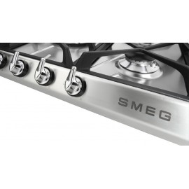 PIANO COTTURA SMEG SR975XGH ACCIAIO INOX ESTETICA VICTORIA 70 CM