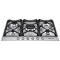 SMEG GASKOCHFELD SR975XGH EDELSTAHL DESIGNLINIE VICTORIA 70 CM