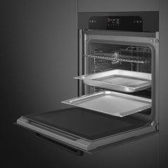 SMEG SO6102S3PG FOUR COMBINÈ VAPEUR ESTHÉTIQUE LINEA NEPTUNE GREY |...