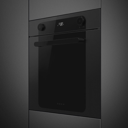 SMEG SOP6201S2B COMBI STEAM OVEN AESTHETIC MUSA BLACK ECLIPSE 60 CM