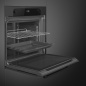 SMEG SFP6201TB HORNO TERMO VENTILADO ESTÉTICAS MUSA NEGRO ECLIPSE