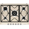 SMEG GASKOCHFELD SR975XGH EDELSTAHL DESIGNLINIE VICTORIA 70 CM