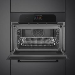 SMEG SO4604M2PNR HORNO COMBINADO MICROONDAS DOLCE STIL NOVO 45 CM |...