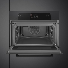 SMEG SO4102M1G FOUR MICRO-ONDES COMBINÉ H 45 CM ESTHÉTIQUE LINEA NE...