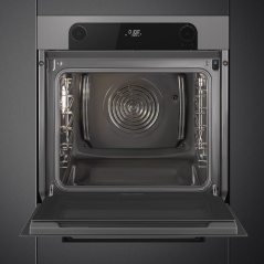 SMEG SOP6101S2B3 COMBI STEAM OVEN AESTHETIC LINEA DEEP BLACK |FAB A...