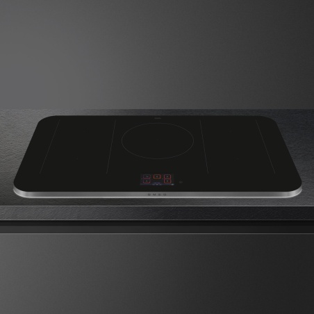 SMEG SISL7955X INDUCTION HOB WITH RAISED FRAME INOX AESTHETIC ISOLA 90 CM