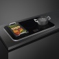 SMEG SISL7955X TABLE DE CUISSON INDUCTION AVEC CADRE SURELEVE' INOX ESTHETIQUES ISOLA 90 CM
