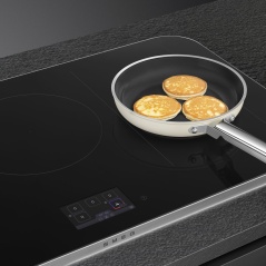 SMEG SIM6864R INDUKTIONSKOCHFELD GLASKERAMIK SCHWARZ 80 CM DOLCE ST...