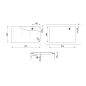 SMEG SISL7955X TABLE DE CUISSON INDUCTION AVEC CADRE SURELEVE' INOX ESTHETIQUES ISOLA 90 CM