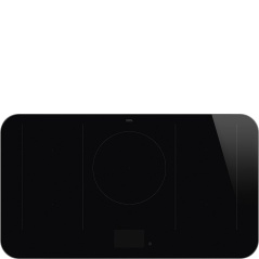 SMEG SIM6864R INDUCTION HOB BLACK CERAMIC GLASS 80 CM DOLCE STIL NO...