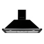 SMEG WALL MOUNTED CHIMNEY HOOD KT90BLE BLACK AESTHETIC VICTORIA 90 CM