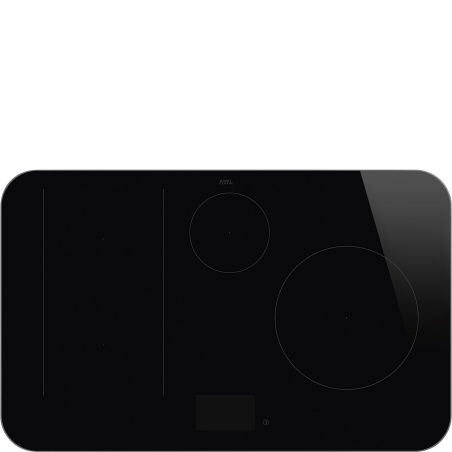 SMEG SIM6864R INDUCTION HOB BLACK CERAMIC GLASS 80 CM DOLCE STIL NO...