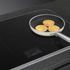 SMEG SIM6864R INDUCTION HOB BLACK CERAMIC GLASS 80 CM DOLCE STIL NO...