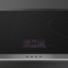 SMEG SIM6864R INDUCTION HOB BLACK CERAMIC GLASS 80 CM DOLCE STIL NO...