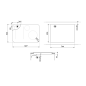 SMEG SISL7845X INDUCTION HOB WITH RAISED FRAME INOX AESTHETIC ISOLA 80 CM