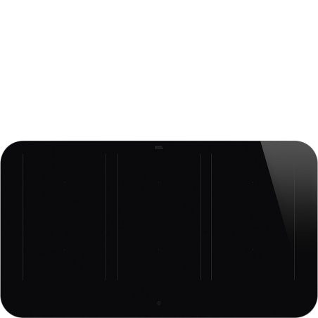 SMEG SIM6864R INDUCTION HOB BLACK CERAMIC GLASS 80 CM DOLCE STIL NO...