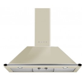 SMEG DEKORWANDHAUBE KTR90XE EDELSTAHL DESIGNLINIE VICTORIA 90 CM