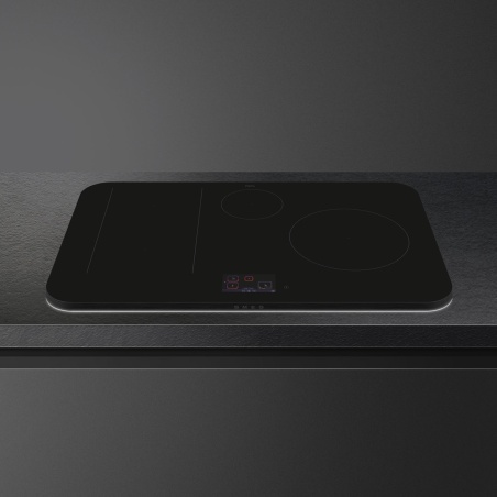 SMEG SISL7845MB INDUCTION HOB WITH RAISED FRAME BLACK AESTHETIC ISOLA 80 CM