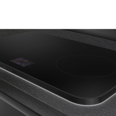 SMEG SIM6864R INDUCTION HOB BLACK CERAMIC GLASS 80 CM DOLCE STIL NO...