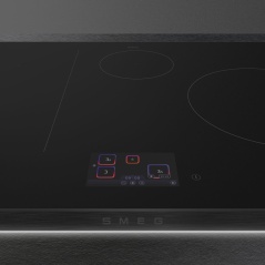 SMEG SIM6864R INDUKTIONSKOCHFELD GLASKERAMIK SCHWARZ 80 CM DOLCE ST...