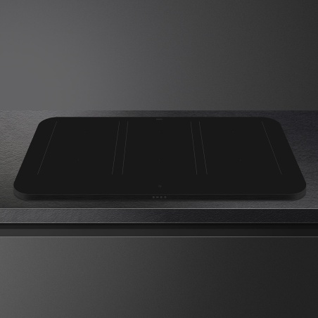 SMEG SISL7964MB INDUCTION HOB WITH RAISED FRAME BLACK AESTHETIC ISOLA 90 CM